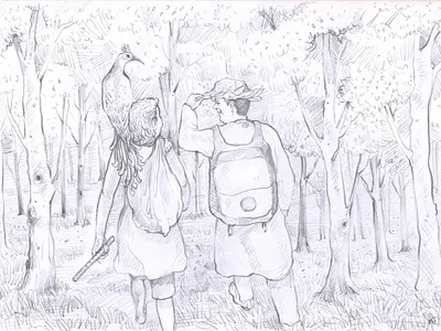Pencil sketch for a book art book sketch children book illustration concept art drawing illustration pencil pencil sketch sketch