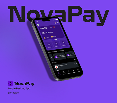 NovaPay ( mobile app) app branding figma fintech ui