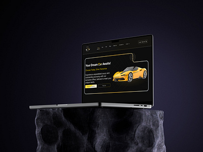 UI Design of the Auto Gallery Website auto gallery design designer ui uiux ux web website