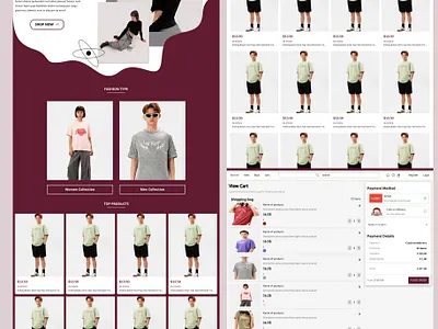 Web E-Commerce design ecommerce graphic design product design ui ux uxui