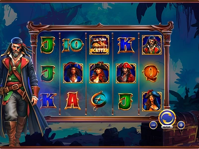 Sea pirates 2d art animation casino casino game character design compass gambling graphic design i gaming illustrations pirates robbers sea slot elements slot game treasures ui ui ux game