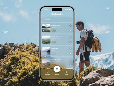 🗺 Mobile design for the travel app EDEN | Hyperactive activity app app design design eden hyperactive ios maps maps design mobile mobile design nature product design saas sports tourism travel app ui ux web design