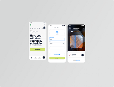 Medication planner App [add medication] app design figma medicine planner mob mobile mobile app mobile design planner ui uiux user interface ux