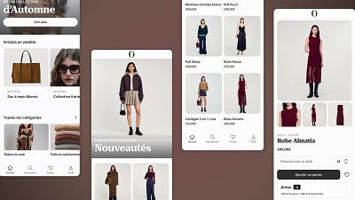 Fashion e-commerce app design ecommerce fashion mobile product design ui user experience ux