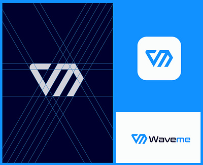 💠Waveme branding icon letter logo logo logo branding logo design logo designer logo mark logo symble logo type modern logo website logo wev logo