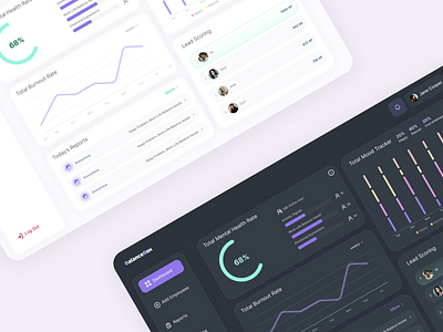 HR Platform darkmode dashboard dashboard design design desktop hr management product ui uiux userinterface ux