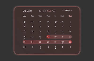 Daily UI #080 calendar challenge dailyui date picker