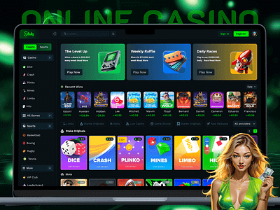 Casino Website casino casino dashboard casino website casino website design gambling