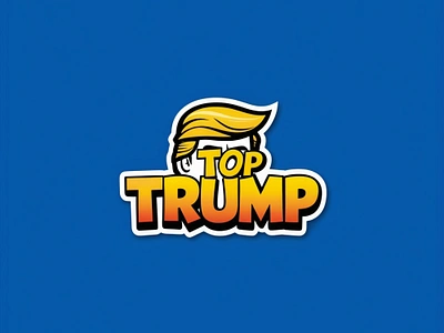 Top Trump (Donald Trump) Logo branding graphic design illustrator logo logo design logo designer logo designing photoshop