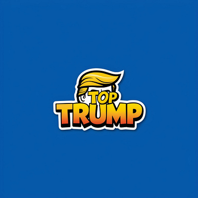 Top Trump (Donald Trump) Logo branding graphic design illustrator logo logo design logo designer logo designing photoshop