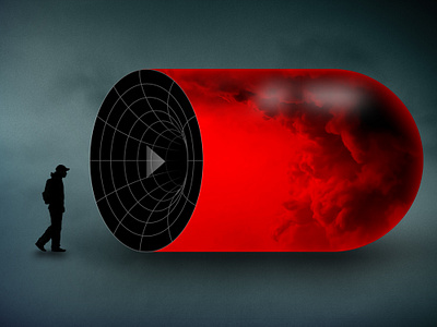 Taking the red pill black black hole clouds conservative male manosphere men mens rights pill play politics portal red pill right wing silhouette traditional worm hole