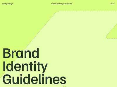 Noiky Brand Guidelines agency brand guideline brand identity branding color company brand corporate identity design studio identitiy logo modern logo noiky noiky branding noiky design typography visual branding