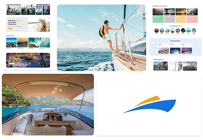 Marketing Page - YachtAway branding