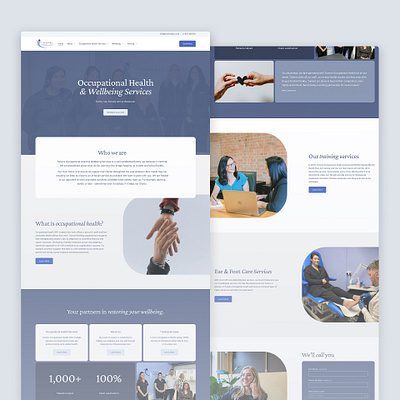 Turners Occupational Health Squarespace Website Design acuity scheduling booking system branding css scheduling squarespace web design web development website