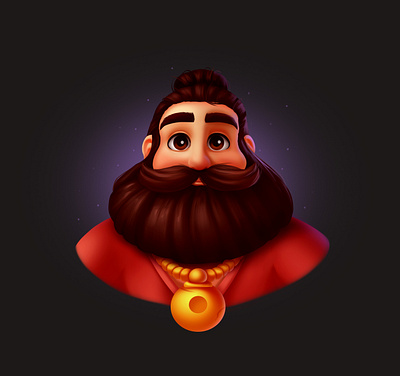 Character for casual game 2d art 2d illustration adobe photoshop art cartoon casual game art character concept character man budda concept art design illustration