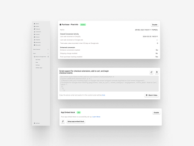 UI Components for Google Conversion Pixel App Redesign polarisdesign ui uicomponents uikits uxdesign