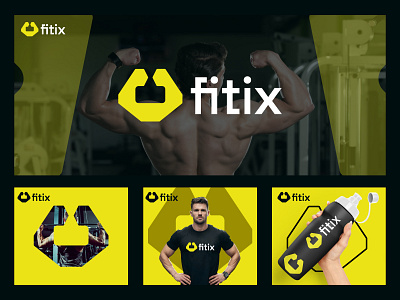 Fitix - Fitness Logo, Gym logo and Branding Design brand brand identity branding creative logo design fitness fitness logo fitness logo ideas gym logo icon illustration logo logo design logo mark logos logotype minimal logo modern logo simple logo unique logo