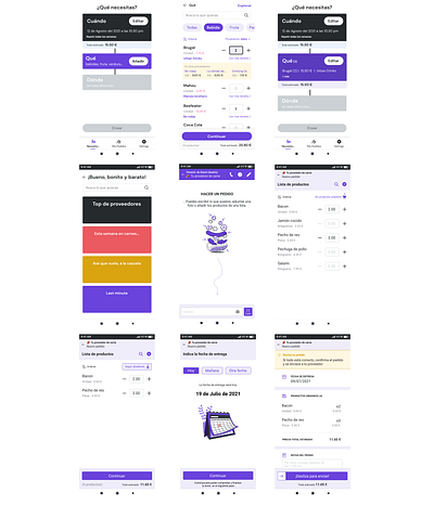 Delivery app product design ui ux