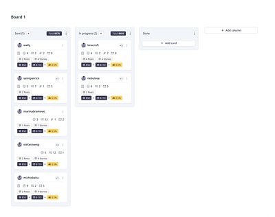 Kanban style kanban product design ui ux