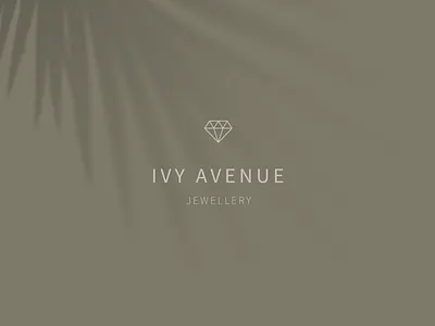 Ivy Avenue Jewellery branding design corporate brand identity design graphic design jewellery logo logo design packaging design