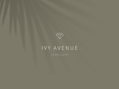 Ivy Avenue Jewellery branding design corporate brand identity design graphic design jewellery logo logo design packaging design