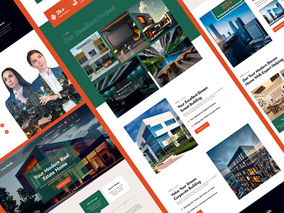 Real Estate Website Design design house design house landing page landing page design real estate landing page real estate uiux design real estate website