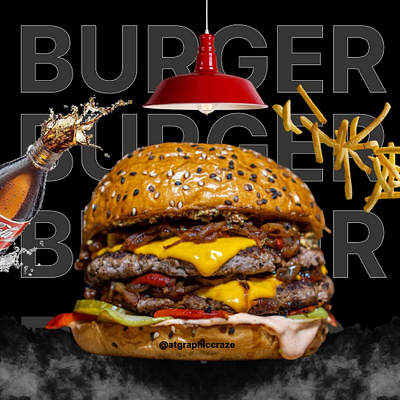 Burger branding graphic artist uxui figma graphic design graphicdesigner illustration art photoshop