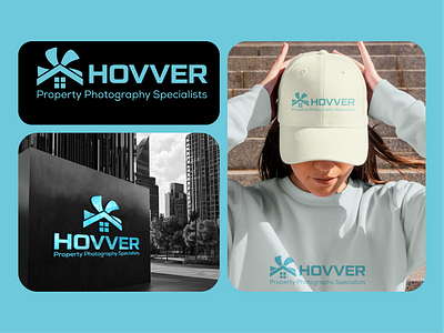 HOVVER - BRAND IDENTITY brand brand identity brandidentity branding business logo design custom custom logo design logo existing logo redesgin graphic design logo logo design mockup real estate real estate logo real estate sign redesign signage