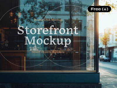 Window Logo Mockup ad advertising city coffeeshop download free freebie mockup outdor pixelbuddha psd shop shopfront sticker store storefront street template urban window