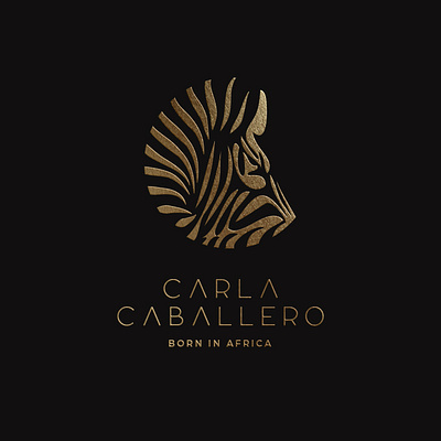 Caballero Collection Concept africa branding design fashion gold graphic design illustration logo lux south africa visual identity zebra