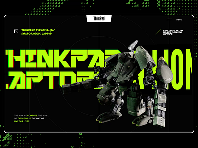 3d Mecha Animation Website Concept 3d animation branding design illustration mobile product design ui web website design