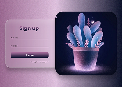 Sign up graphic design sign up design ui ux