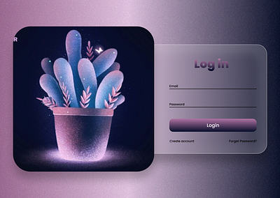 Login graphic design log in design ui ux