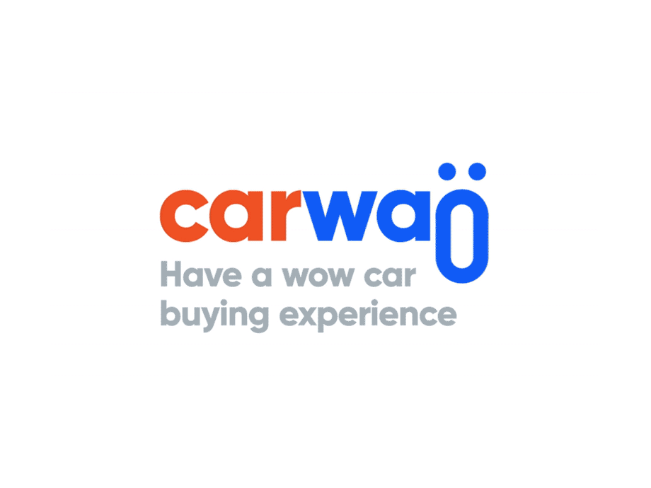 Carwao—Branding animation blue branding car eyes face gilroy logo minimalist motion graphics red shock simple slogan smile wow