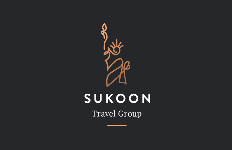 Sukoon—Branding gold gradient lady liberty luxury new york nyc statue of liberty sukoon travel travel agency