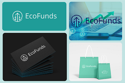 EciFunds Logo Design. brand identity branding finance logo logo design minimal