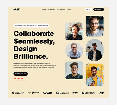 DsgnHub design figma landing page ui ui design uiux user experience user interface