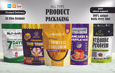 pouch packaging design branding design food packaging graphic design illustration label design packaging packaging design pouch pouch design pouch label pouch packaging product label design