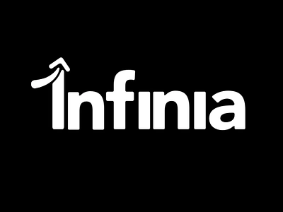 Logo Design: Infinia branding design graphic design logo typography vector