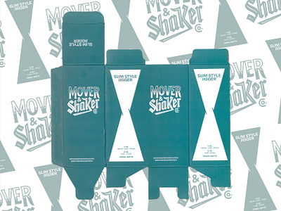 Barware - Slim Style II barware box branding illustration packaging