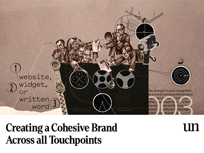 Creating a Cohesive Brand Across all Touchpoints arkansas blog branding collage collagedesign design hunter oden journal rebranding touchpoints vintage