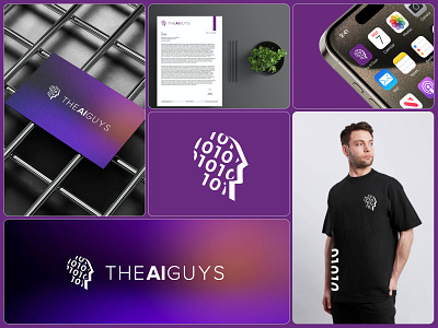 The Ai Guys logo. 2024 bold127 brand design branding figma graphic design logo logo design logo redesign