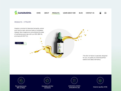 Website UI design Figma cbd oil website design cbd website cro specialist figma website design landing page design productpage designer ui ui ux designer website branding website designer website ui