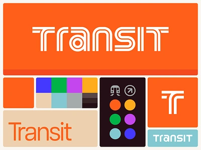 Transit Brand at a Glance apparel bento brand guide brand system branding inline logotype marta nyc subway wordmark