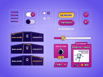 L3V3L - Design System Elements components controls design system elements game navigation ui