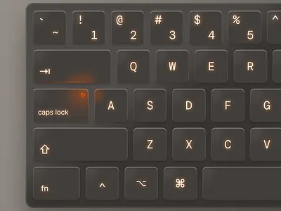 Black keys apple magic keyboard dark theme keyboard