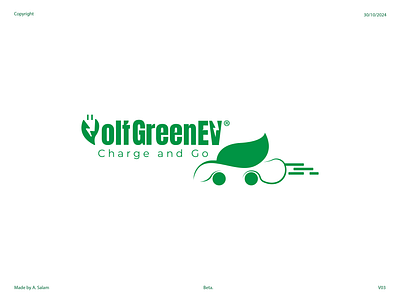 Ev station logo design brand identity branding design designer grphic designer illudtration logo desgn logo design logo malaytsia logo mark logo redesigner logo type logos vector logo voltgreen logo