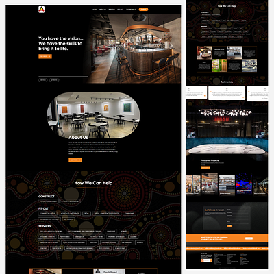 Aboriginal Construct Website, Designed & Developed by me business website design developer meheraj development figma figma design ui uiux ux web web design web developer website wordpress wordpress development