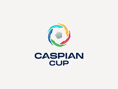 Caspian Cup athlete ball caspian championship circle cup esports fish football futbol futsal kazakhstan league logotype sea soccer sport sports tournament trophy