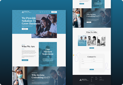 Invicta Consulting - Website Design - Creasions ui web design website website development